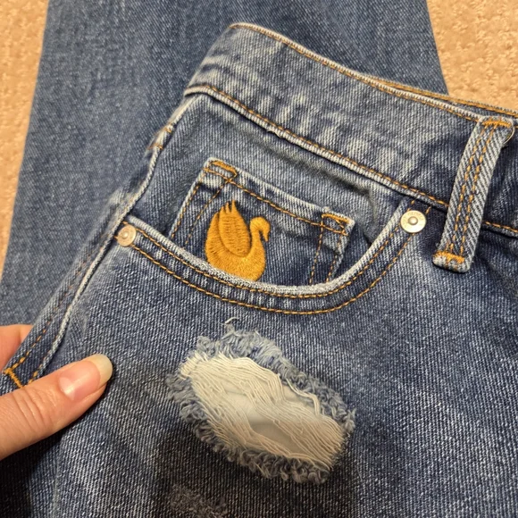 Gloria Vanderbilt‎ X Christian Sirano Miles Straight Midrise Jeans Size 28 New - Picture 10 of 11